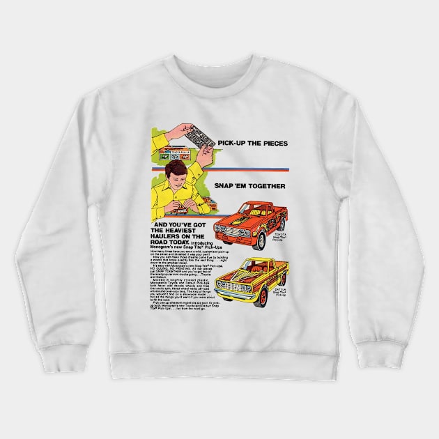 Pick up The Pieces Snap em Together Crewneck Sweatshirt by aldebaren